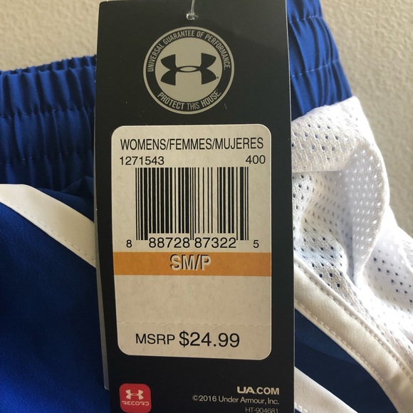 Under Armour Womens Training Shorts - Picture 5 of 5